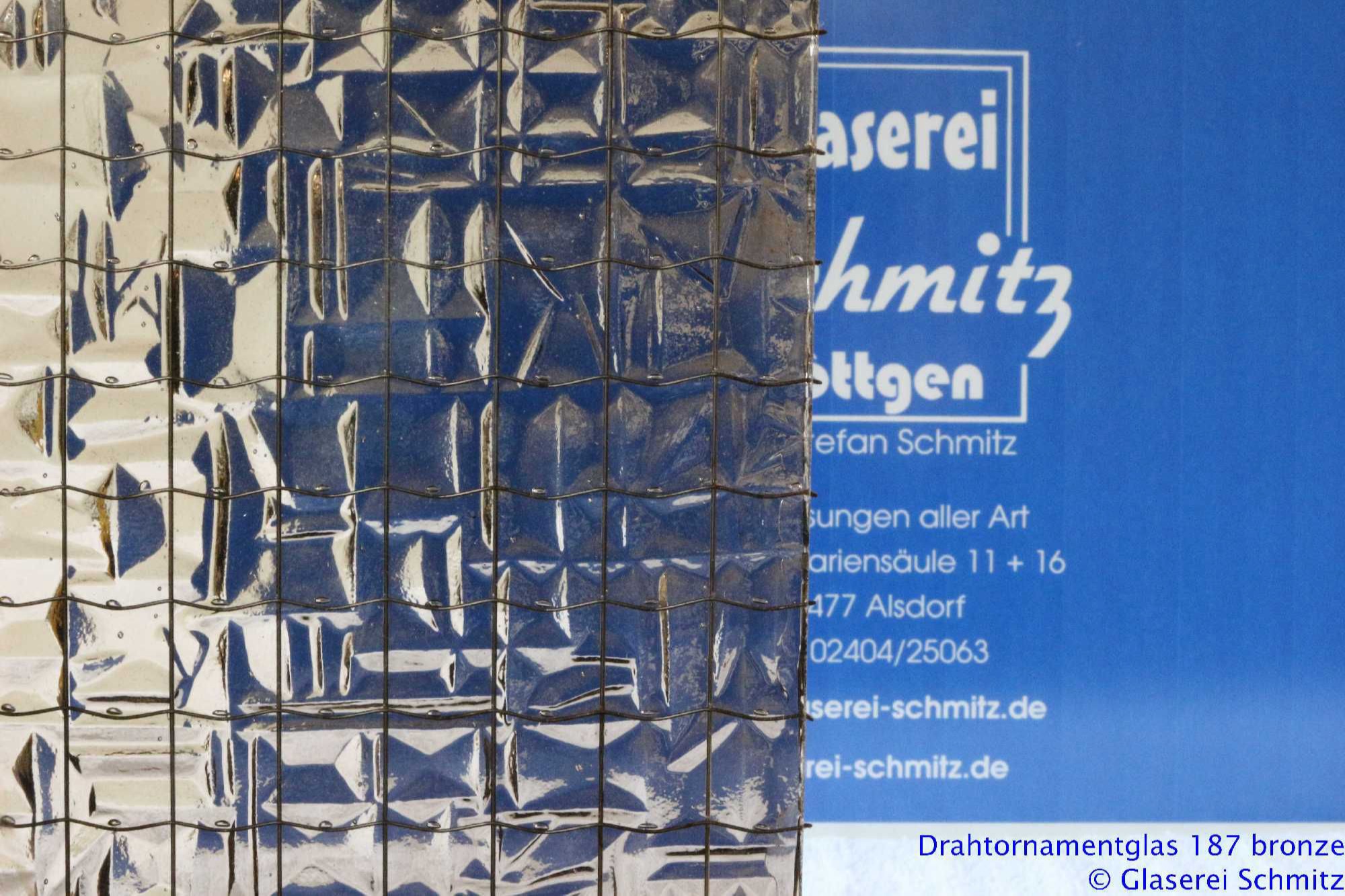 Drahtornamentglas 187 bronze