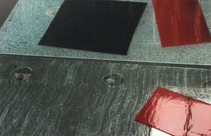 Eine Bleiverglasung entsteht