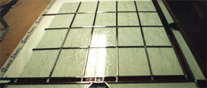 Eine Bleiverglasung entsteht