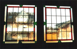 Eine Bleiverglasung entsteht