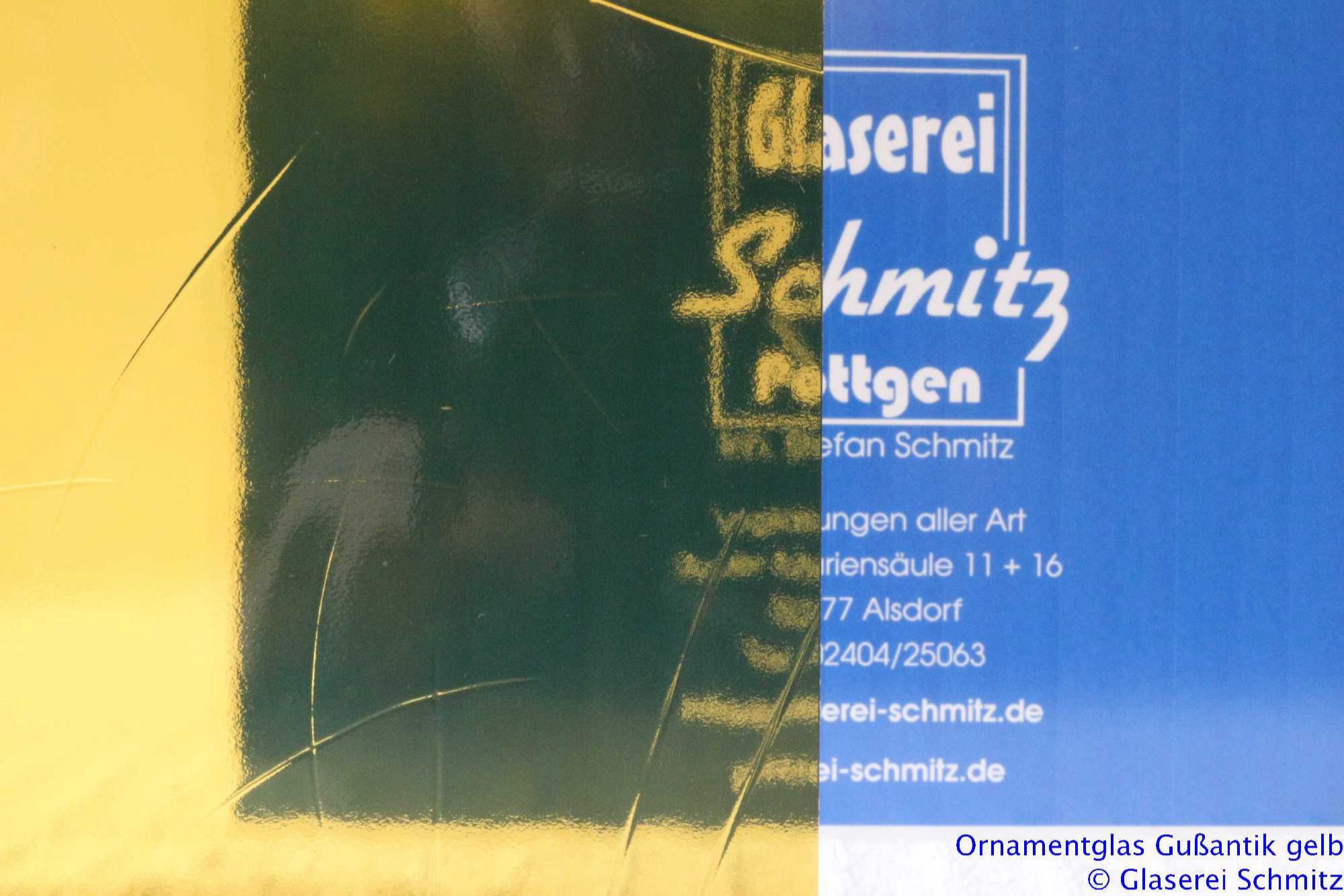 Ornament Gußantik gelb