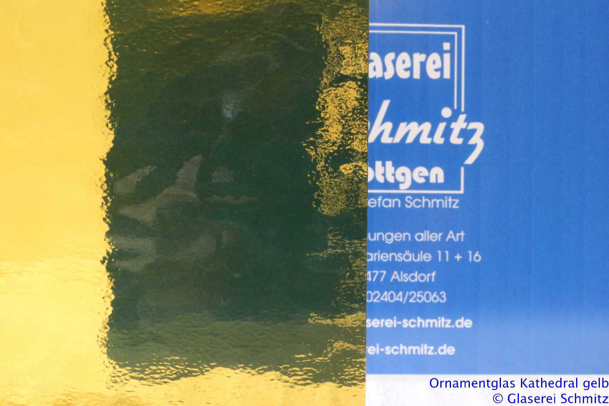 Ornament Kathedral gelb